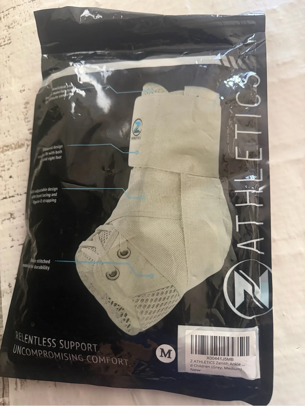 Ankle Brace for Women & Men - Lace Up Adjustable Support with Side Stabilizers m